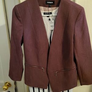 Express zipped pockets detail blazer
